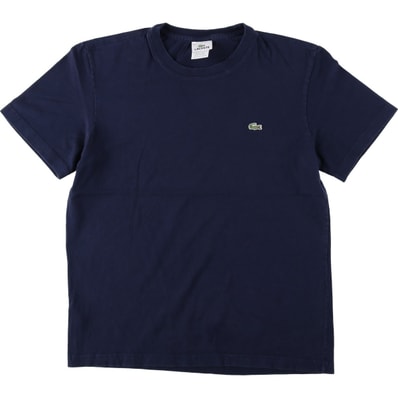 古着 ラコステ LACOSTE フランス企画 半袖 ワンポイントロゴTシャツ 3 メンズS相当/eaa644071