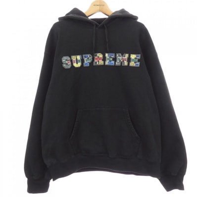 シュプリーム SUPREME COLLEGIATE PATCHWORK パーカー