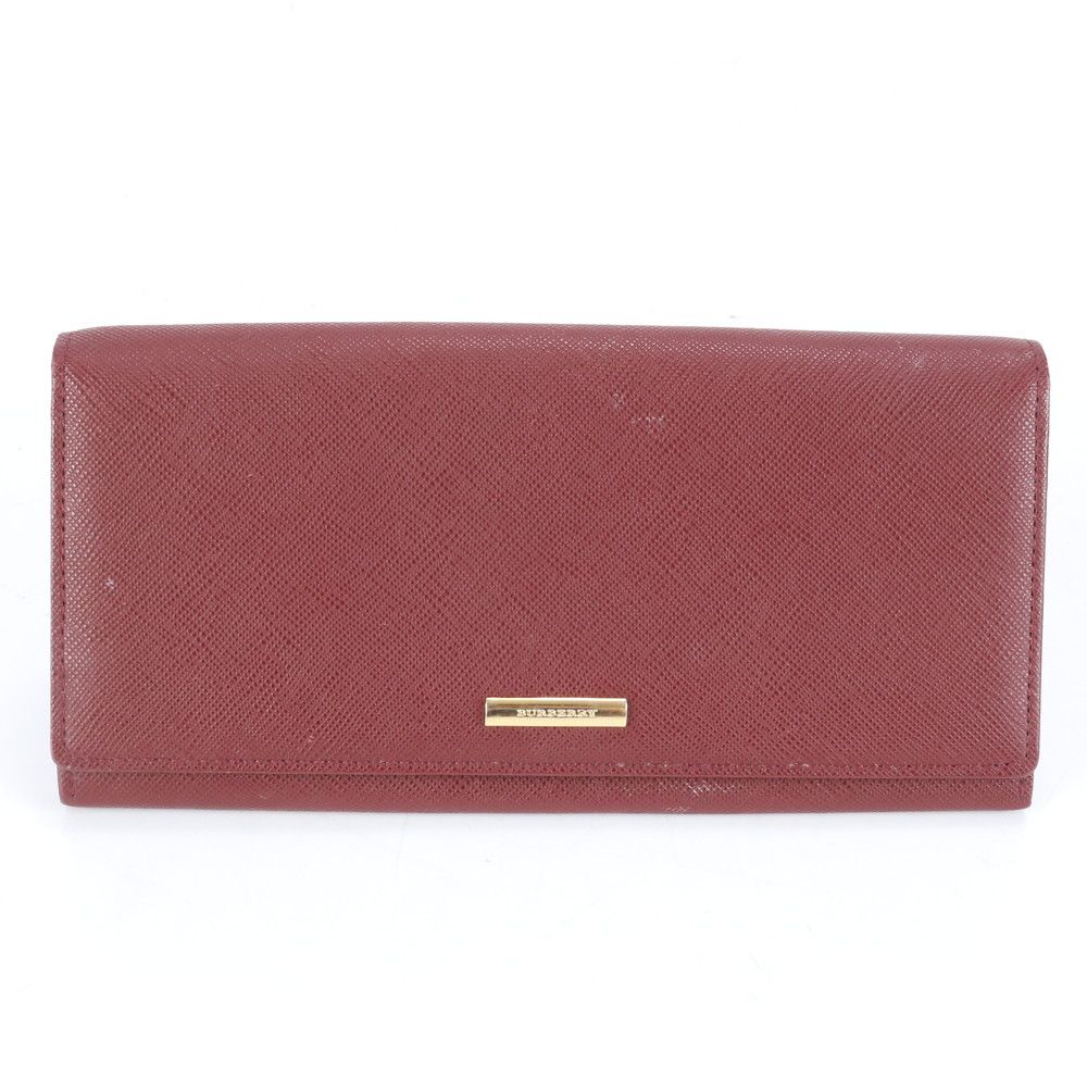■美品 バーバリー ノバ チェック長財布 レザー