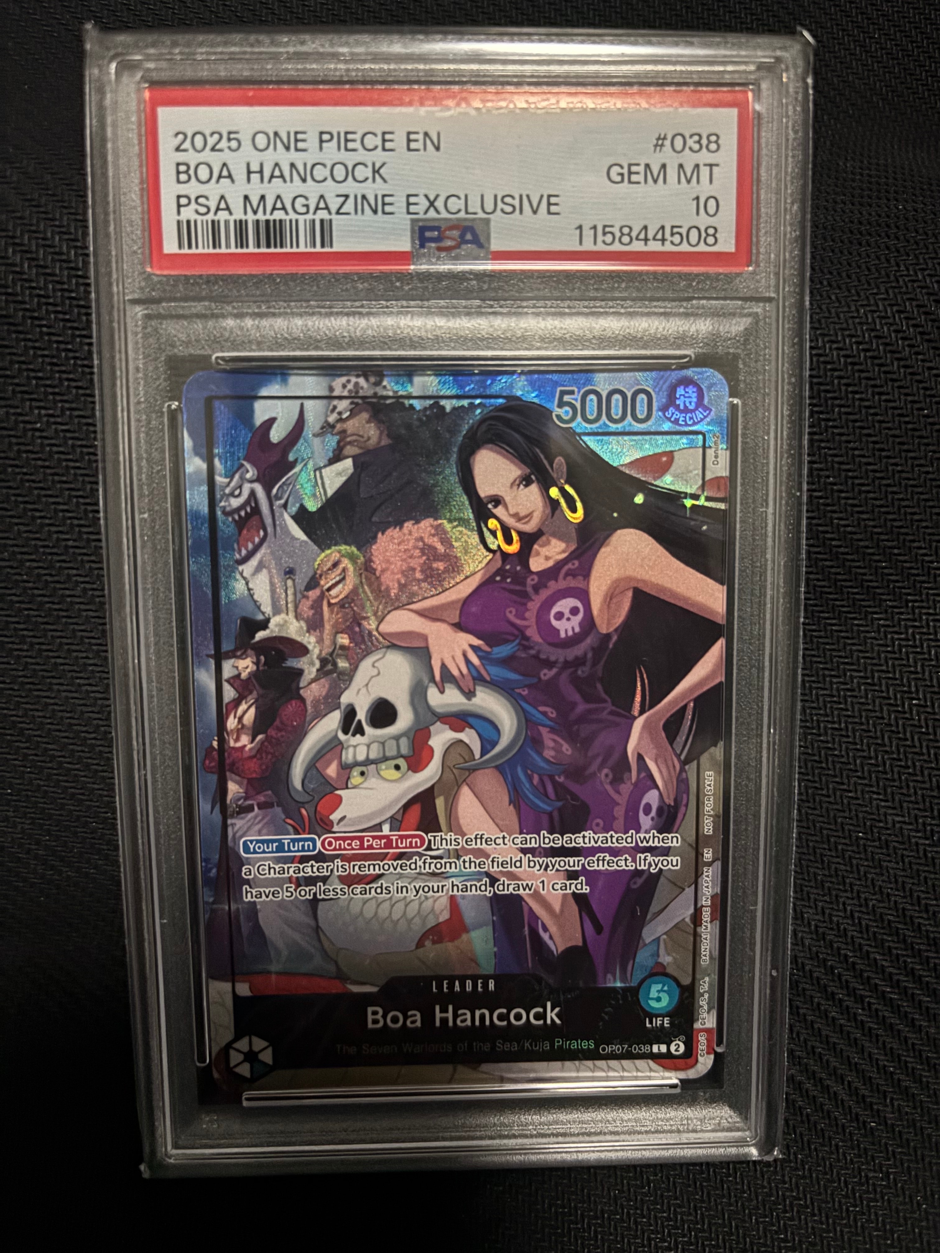 PSA10】ボア・ハンコック L [OP07-038]【英語版】(PSA限定コラボプロモ