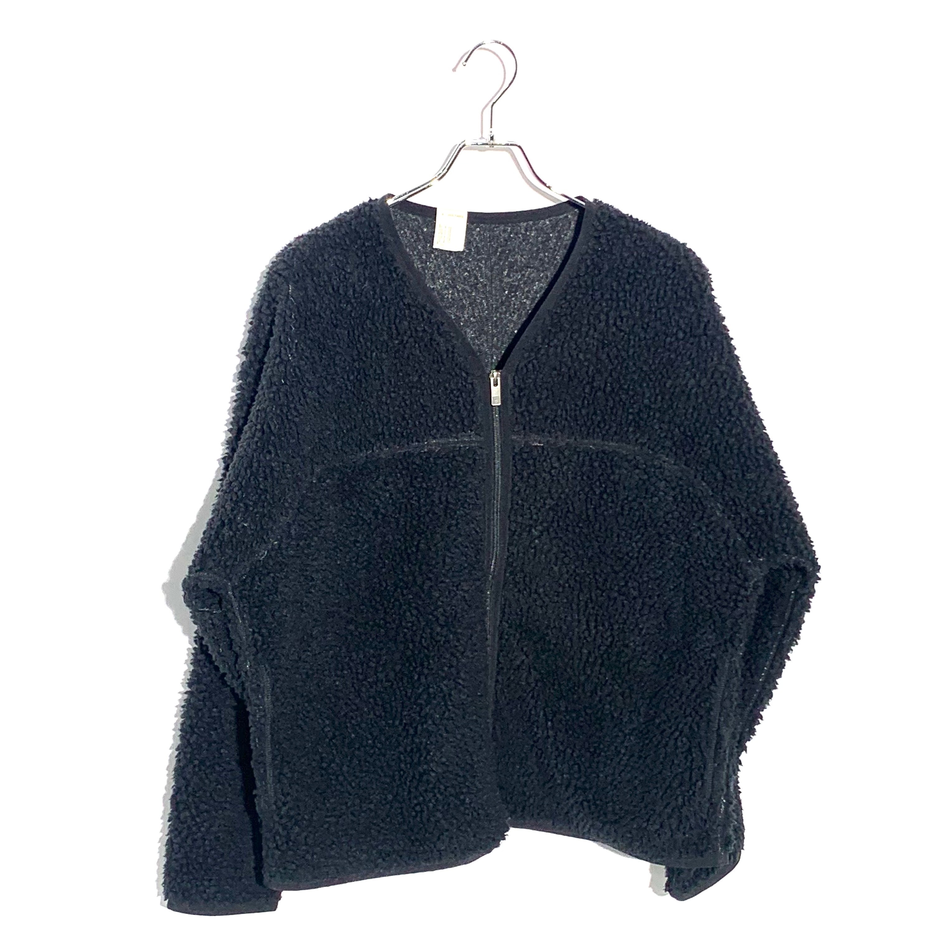 N.HOOLYWOOD Vneck Boa blouson Black