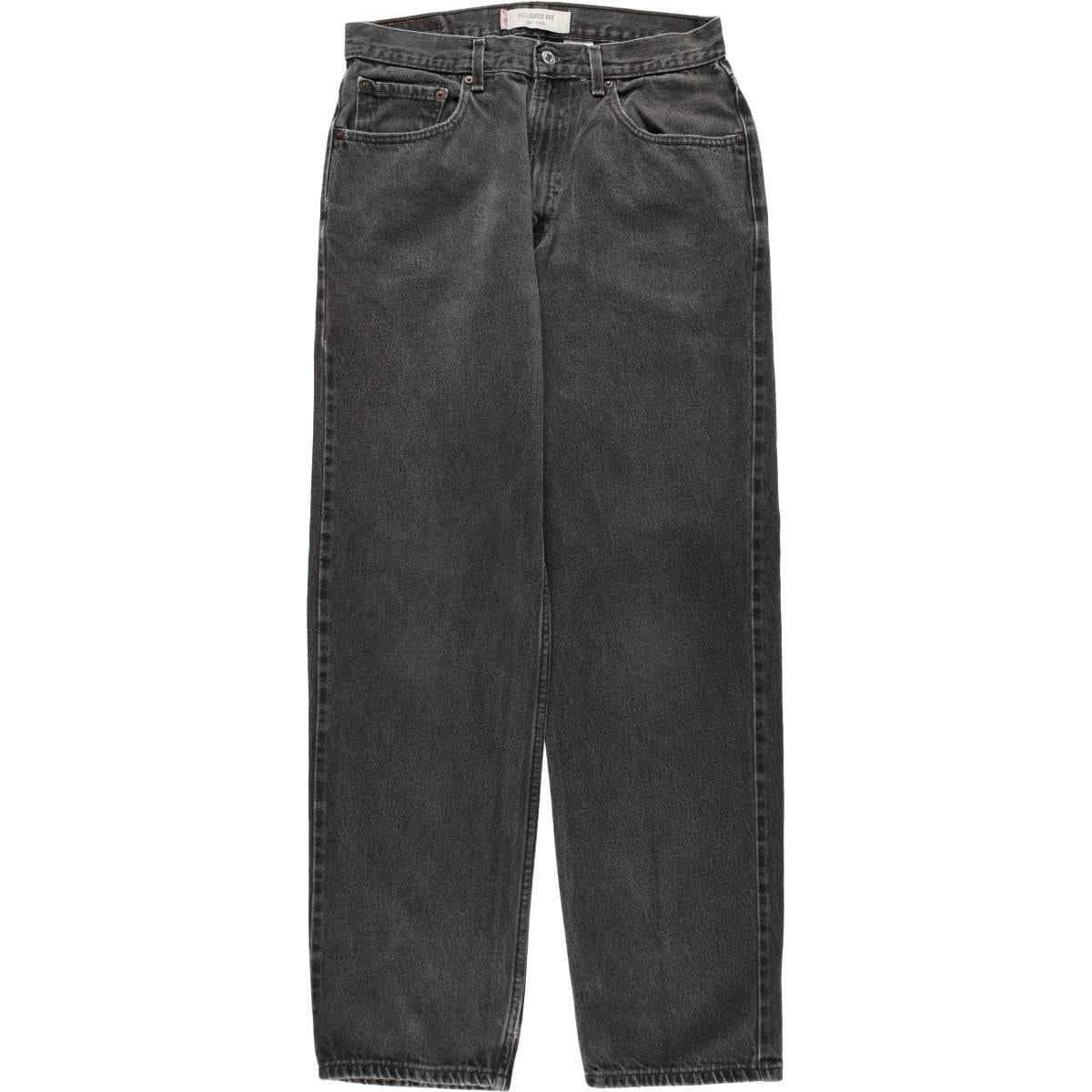 古着 00年代 リーバイス Levi's 550 RELAXED FIT ブラックデニム テーパードデニムパンツ メンズw32相当/eaa633889