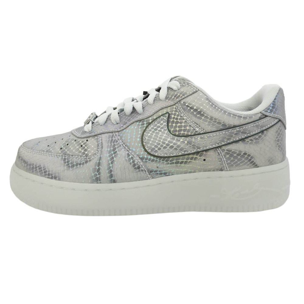 NIKE ナイキ 25AW II3925-400 × Kobe Bryant コービー ブライアント エアフォース1 ロー プロトロ レンチキュラースネーク スニーカー シルバー系 27cm【極上美品】【中古】
