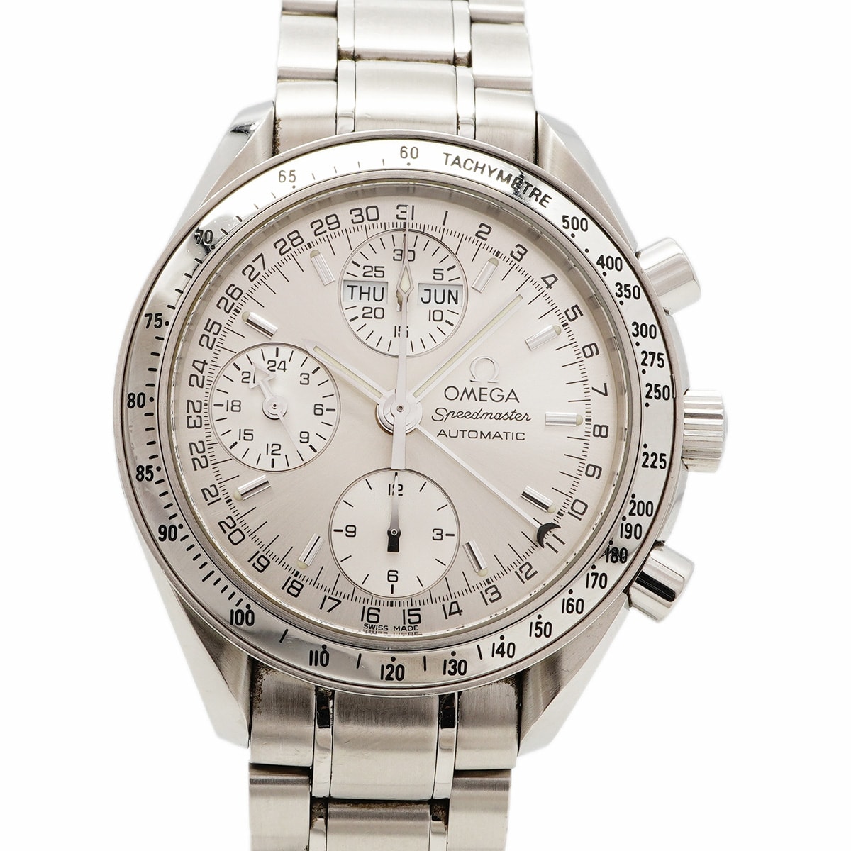 【6wdc0219】オメガ スピードマスター 3523.30 シルバー文字盤【中古】腕時計 メンズ