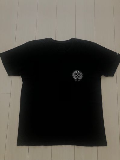 Chrome Hearts Horse Shoe Logo Pocket T-Shirt Fuck You Sleeve "Black"