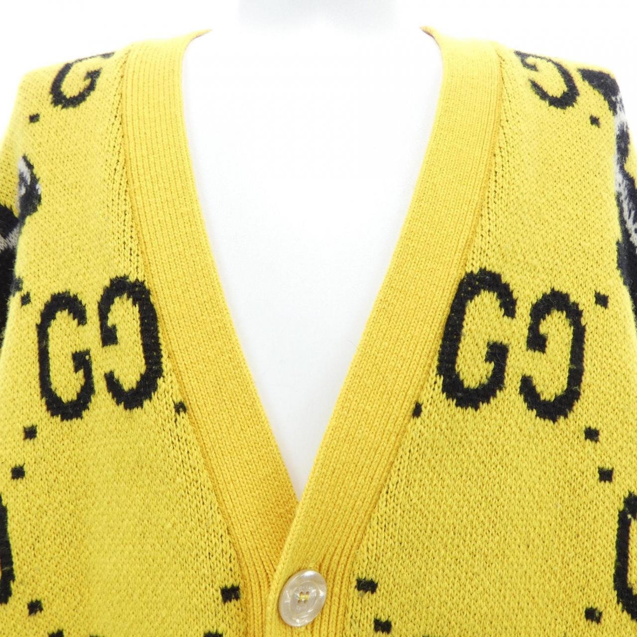 C (やや傷や汚れあり)】グッチ GUCCI 716113 XKCL2 カーディガン XSの