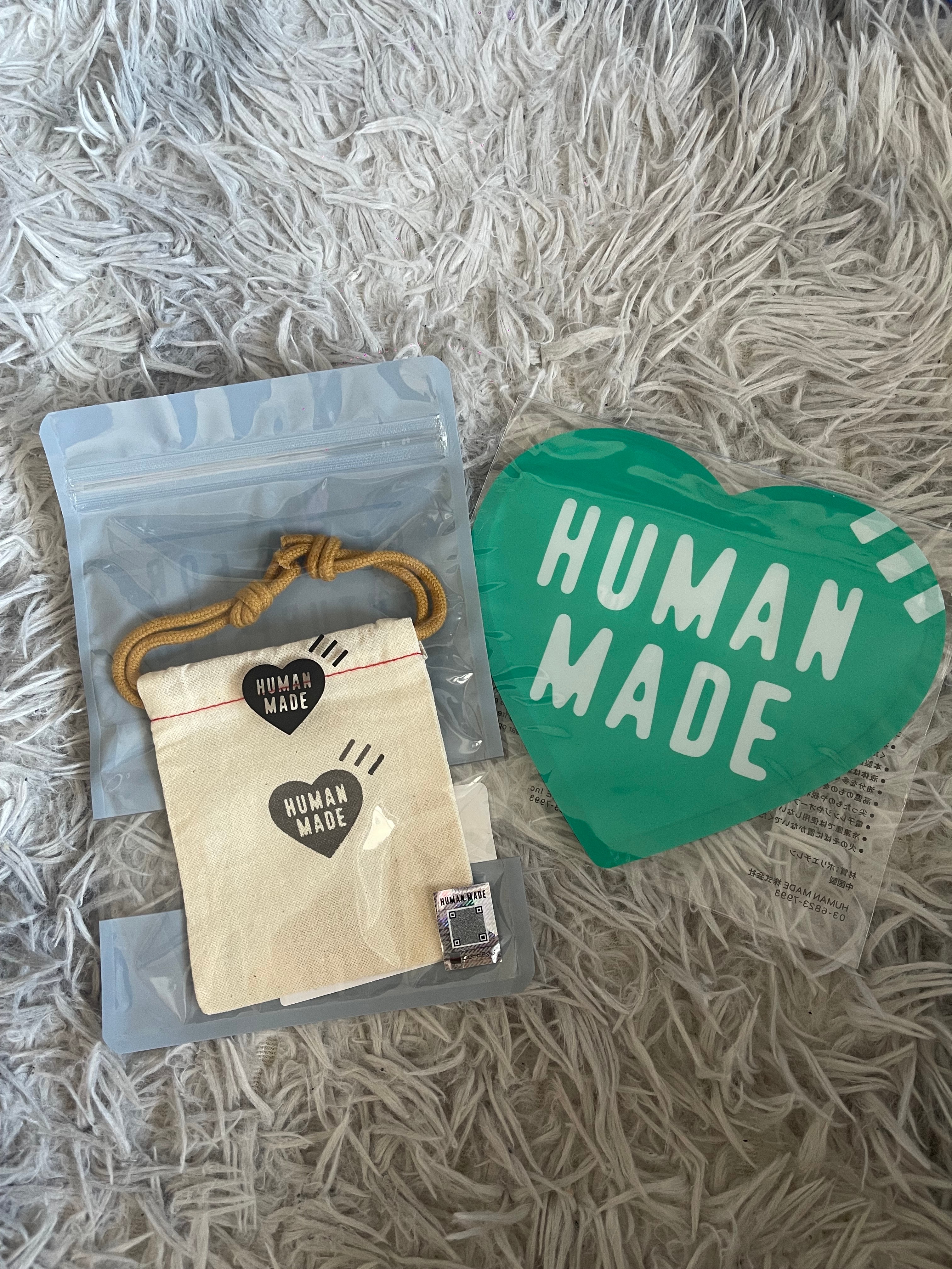 HUMAN MADE Heart Silver Necklace "Gold"