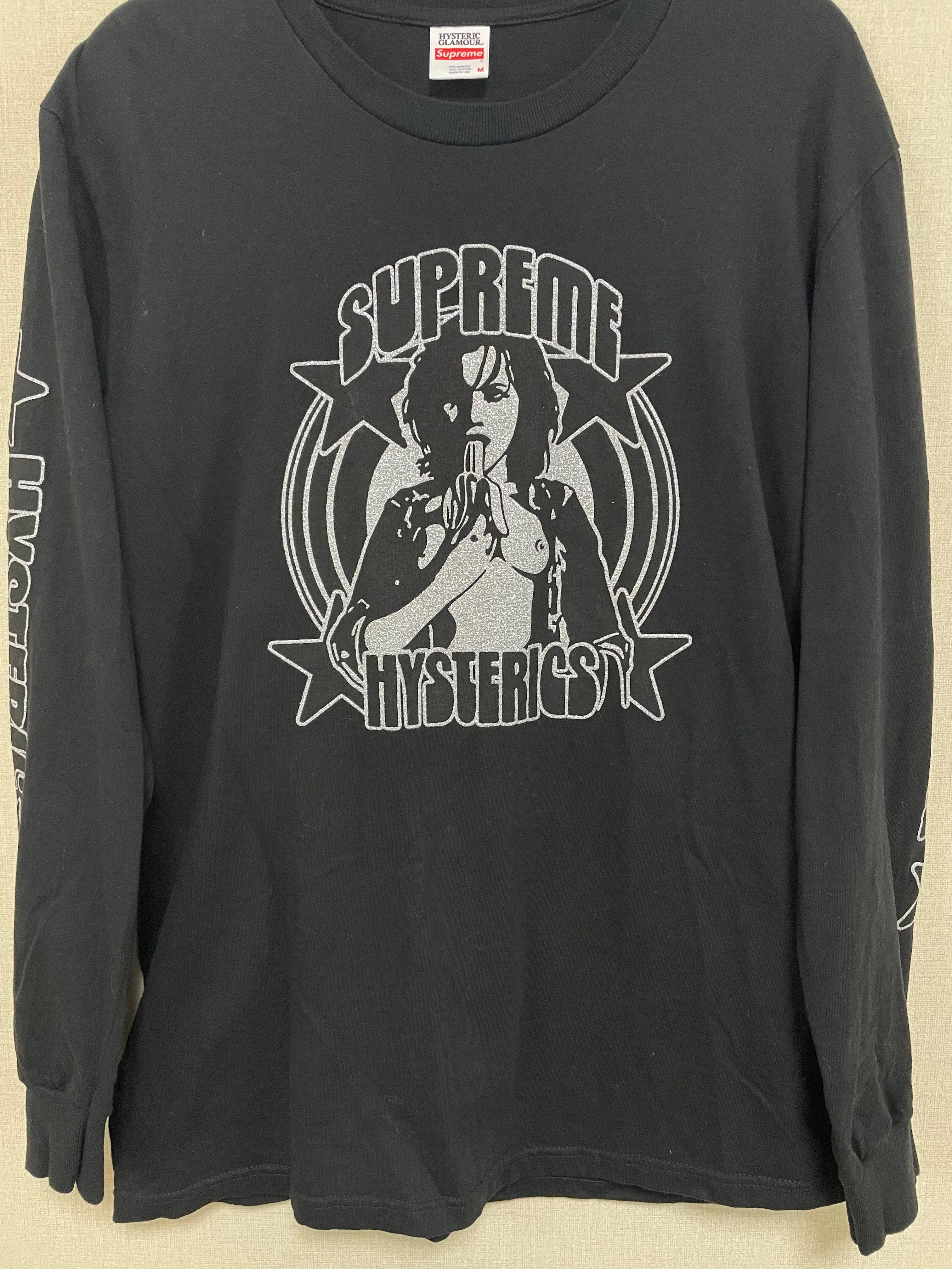 Supreme x HYSTERIC GLAMOUR L/S Tee "Black"