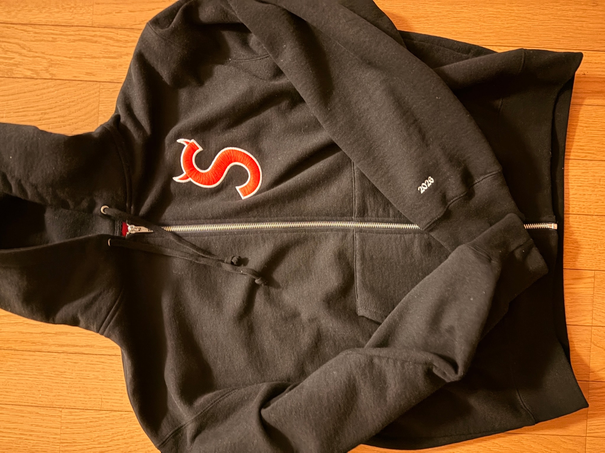 Supreme Devil S Logo Zip Up Hooded Sweatshirt "Black"