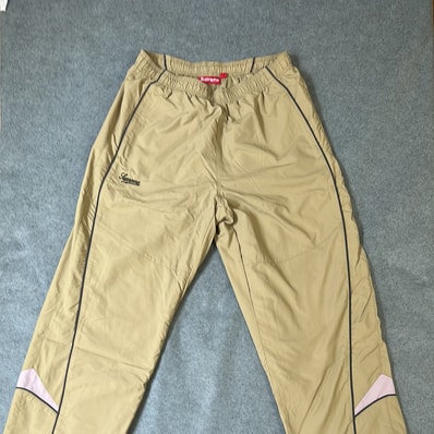 Supreme Contrast Piping Track Pant "Tan"