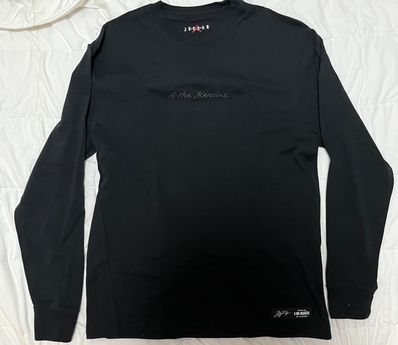 Jordan A ma maniere Long sleeve Tee "Black"