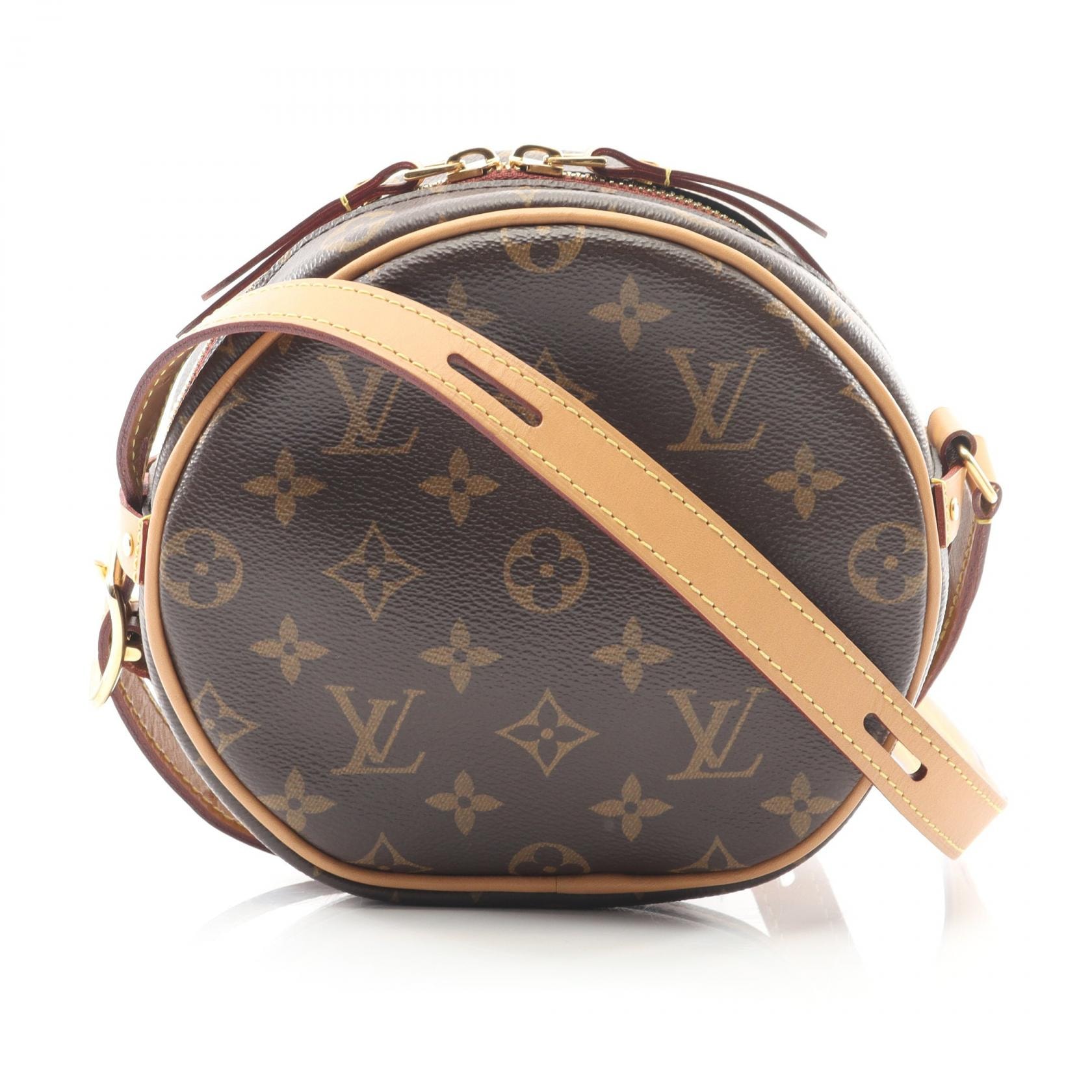 ルイ・ヴィトン LOUIS VUITTON ボワット シャポー スープルPM モノグラム ショルダーバッグ バッグ PVCコーティングキャンバス レザー モノグラム レディース ブラウン系 M45578 【中古】