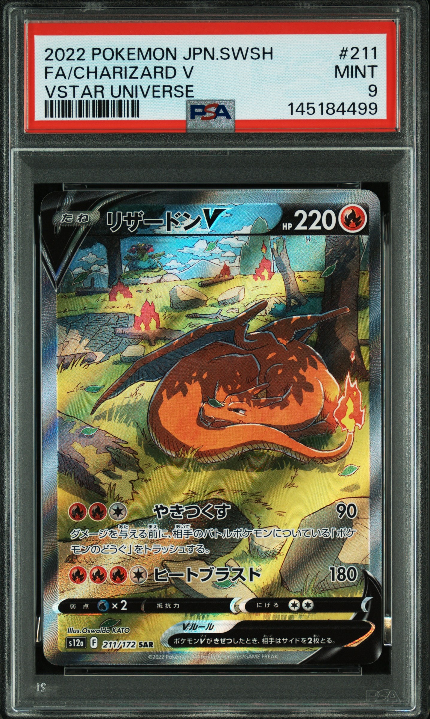 リザードンV SAR[s12a 211/172](ハイクラスパック「VSTARユニバース」)