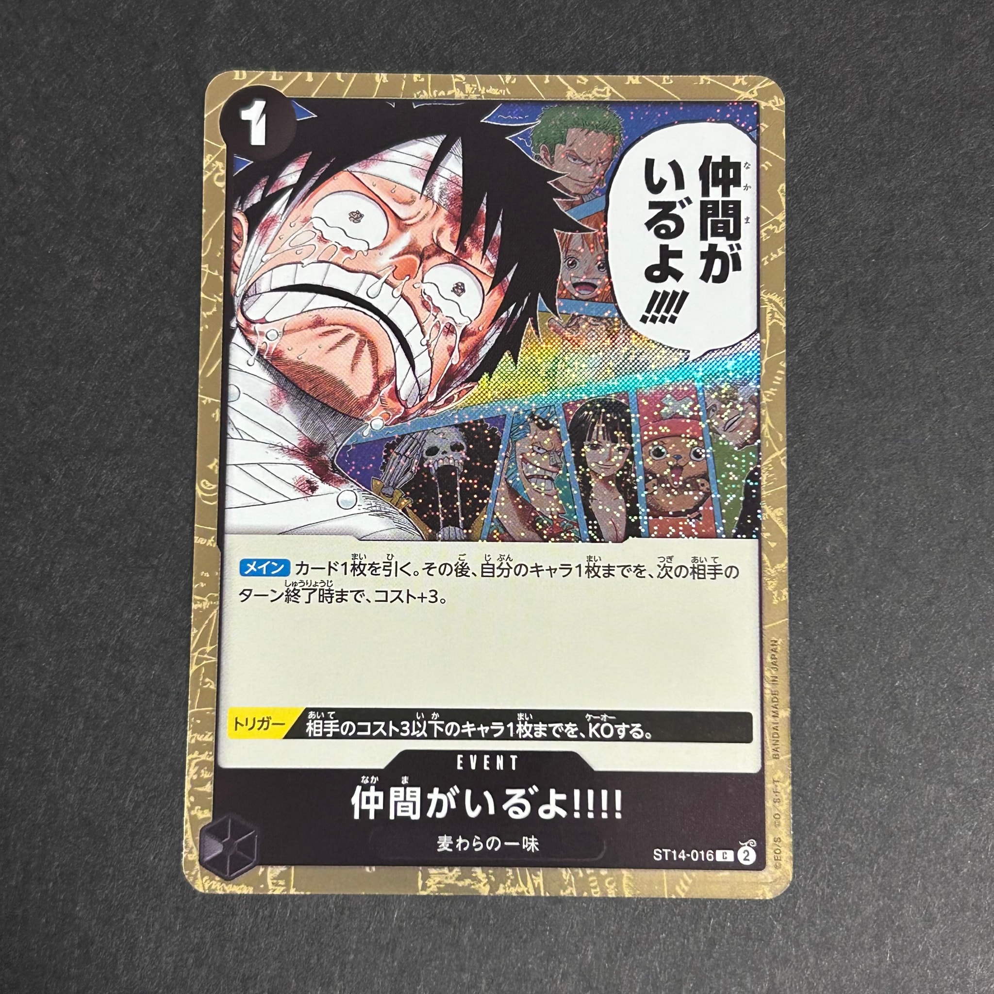 ね*こ様 仲間がいる゛よ!!!! ST14-016 PSA10 B（小さなキズ/ソリがある品）】仲間がいる゛よ!!!! C : フォイル