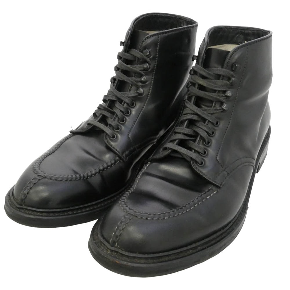 ALDEN オールデン 4027HC Leather Soul レザーソウル別注 コードバン タンカーブーツ レザーブーツ ブラック系 8.5【中古】