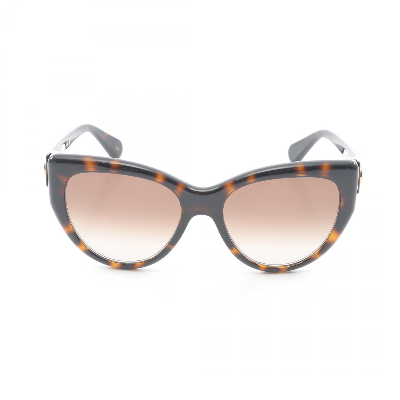 グッチ GUCCI サングラス 衣料品 プラスチック レディース ブラウン系 GG0877S-002 【新品】