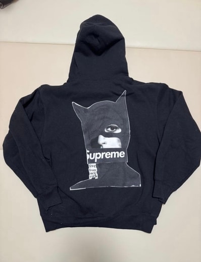 Supreme Catwoman Hooded Sweatshirt "Black"