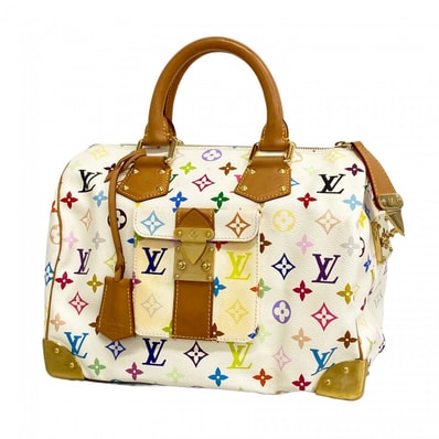 【6dd4886-k】ルイヴィトン ハンドバッグ モノグラム・マルチカラー スピーディ30 M92643 ブロン【中古】レディース