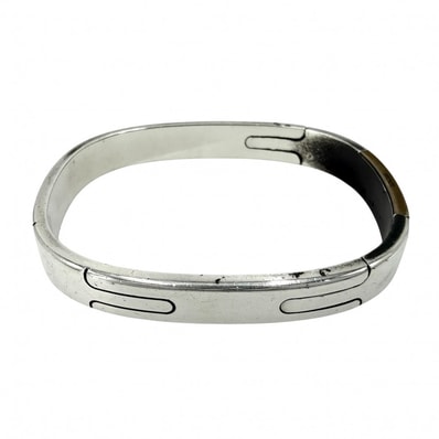 HERMES エルメス バングル ヘラクレス ブレスレット アクセサリー 小物 コンビ シルバー925 ブロンズ シルバー ブロンズ メンズ 約50.2g【中古品】