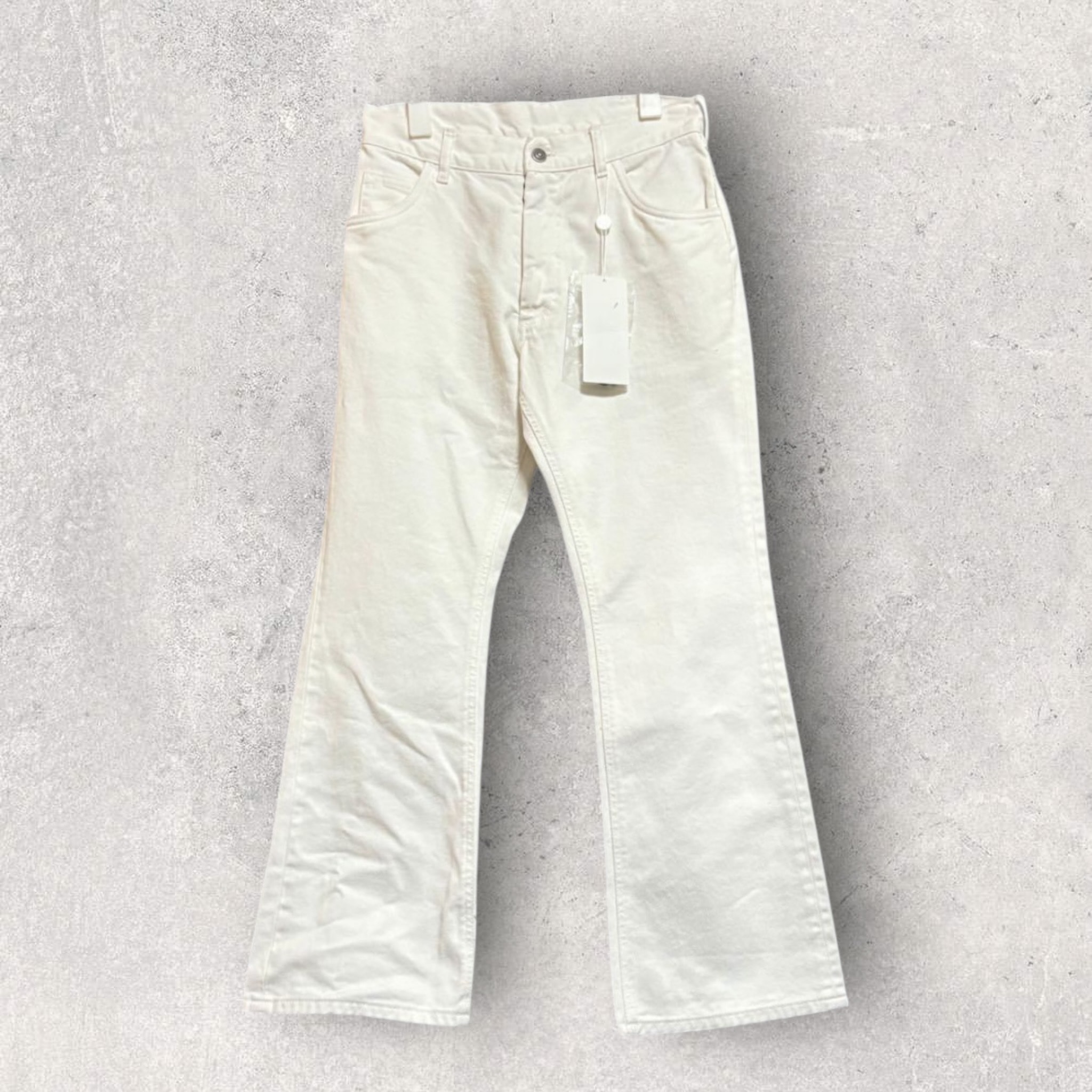 【定価8.5万】 メゾンマルジェラ 白デニム 27 タグ付き 4つタグ 22ss