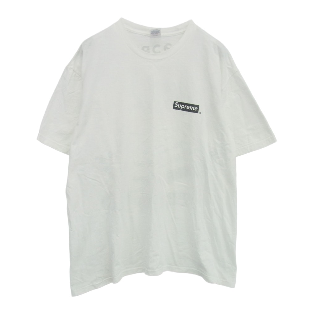 Supreme シュプリーム Ｔシャツ 21SS Spiral Tee スパイラル Tシャツ ホワイト系 XL【中古】