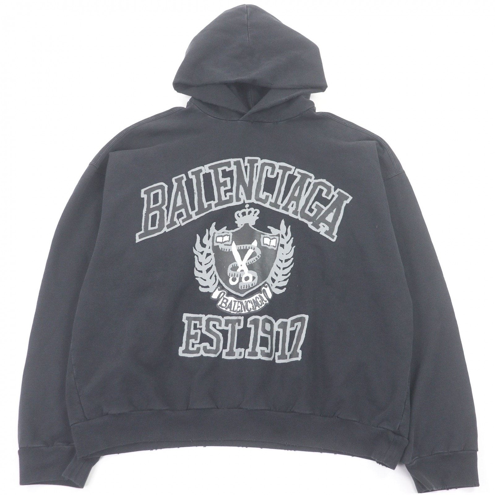 極美品 バレンシアガ パーカー DIY COLLEGE LOGO HOODIE