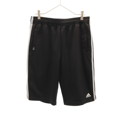 adidas アディダス 日本製 トレーニング ジャージショートパンツ XO ブラック