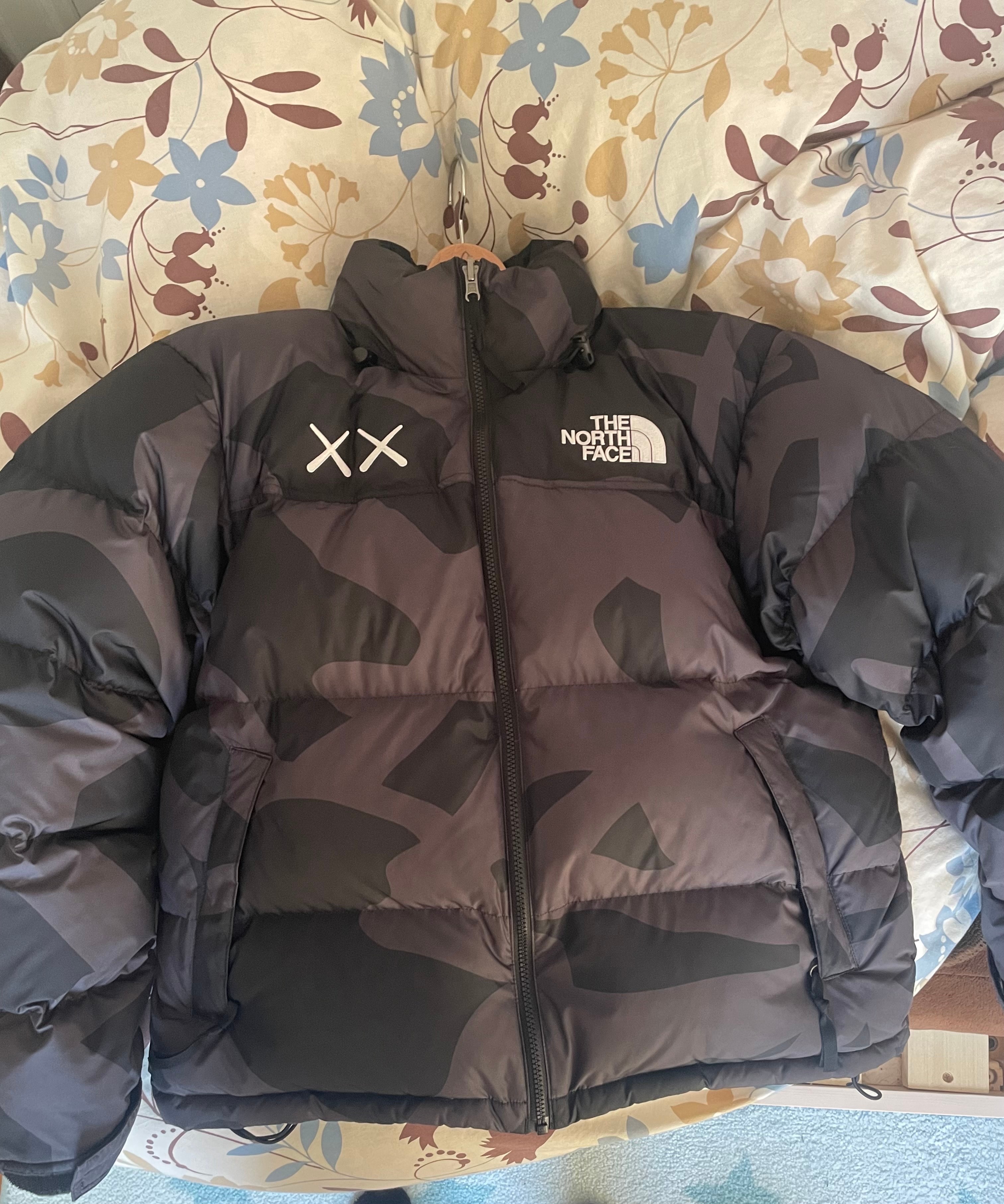 The North Face Kaws Retro 1996 Nuptse Jacket "Black"