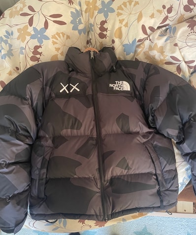 The North Face Kaws Retro 1996 Nuptse Jacket "Black"