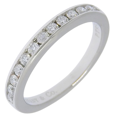 ティファニー チャネルセッティング ハーフダイヤ 5 レディースリング・指輪