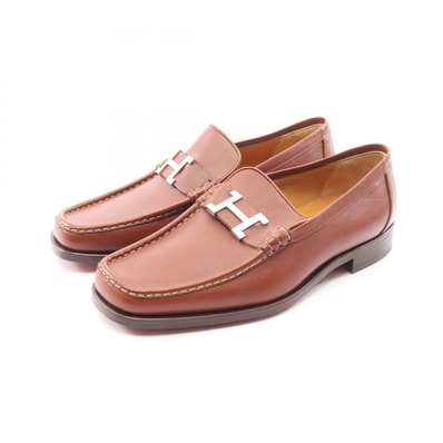 エルメス HERMES コンスタンス ローファー 靴 レザー レディース ブラウン系 【中古】