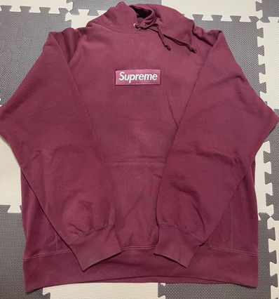 Supreme Box Logo Hooded Sweatshirt "Plum" (21FW)