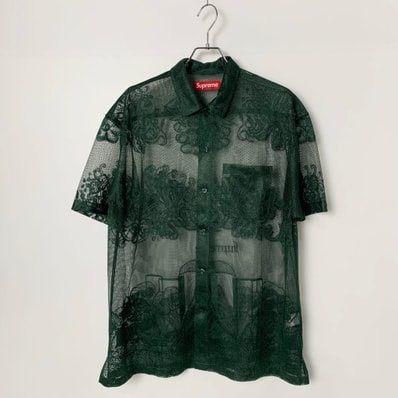 Supreme Last Supper Lace S/S Shirt "Dark Green"