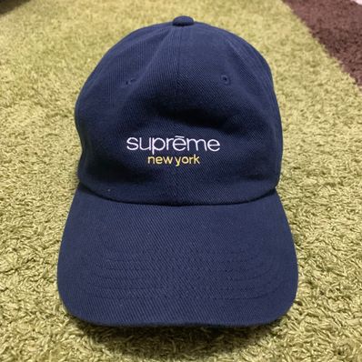 Supreme Classic Logo 6-Panel "Navy"