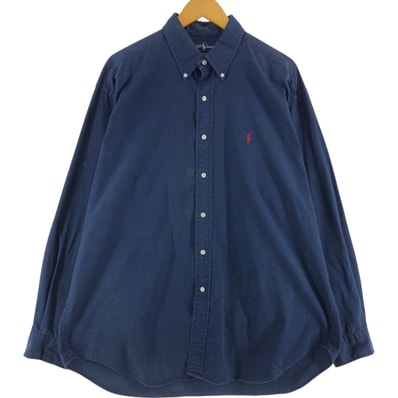 古着 ラルフローレン Ralph Lauren BLAIRE 長袖 ボタンダウンシャツ メンズXL相当/eaa526822
