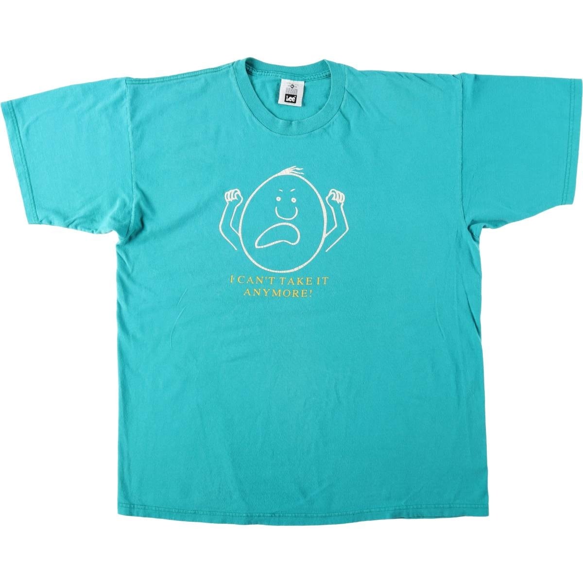 古着 90年代 リー Lee HEAVY WEIGHT COTTON プリントTシャツ USA製 メンズXL相当 ヴィンテージ/eaa647848