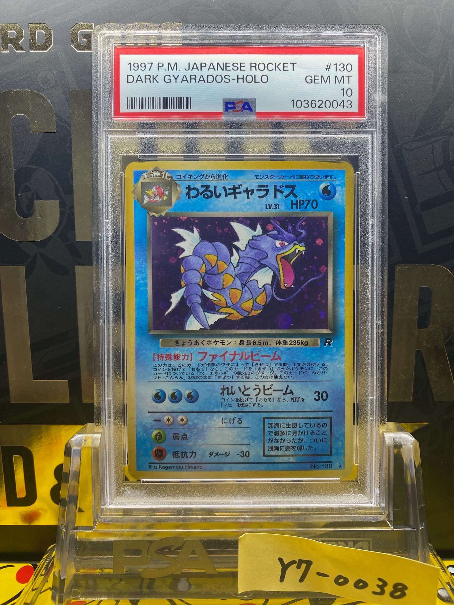 わるいギャラドス ★ : 旧裏 [PMCG4 No.130](拡張パック「ロケット団」)