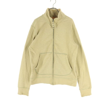 GAP ギャップ 長袖 ハイネック ジップアップ スウェット S ベージュ