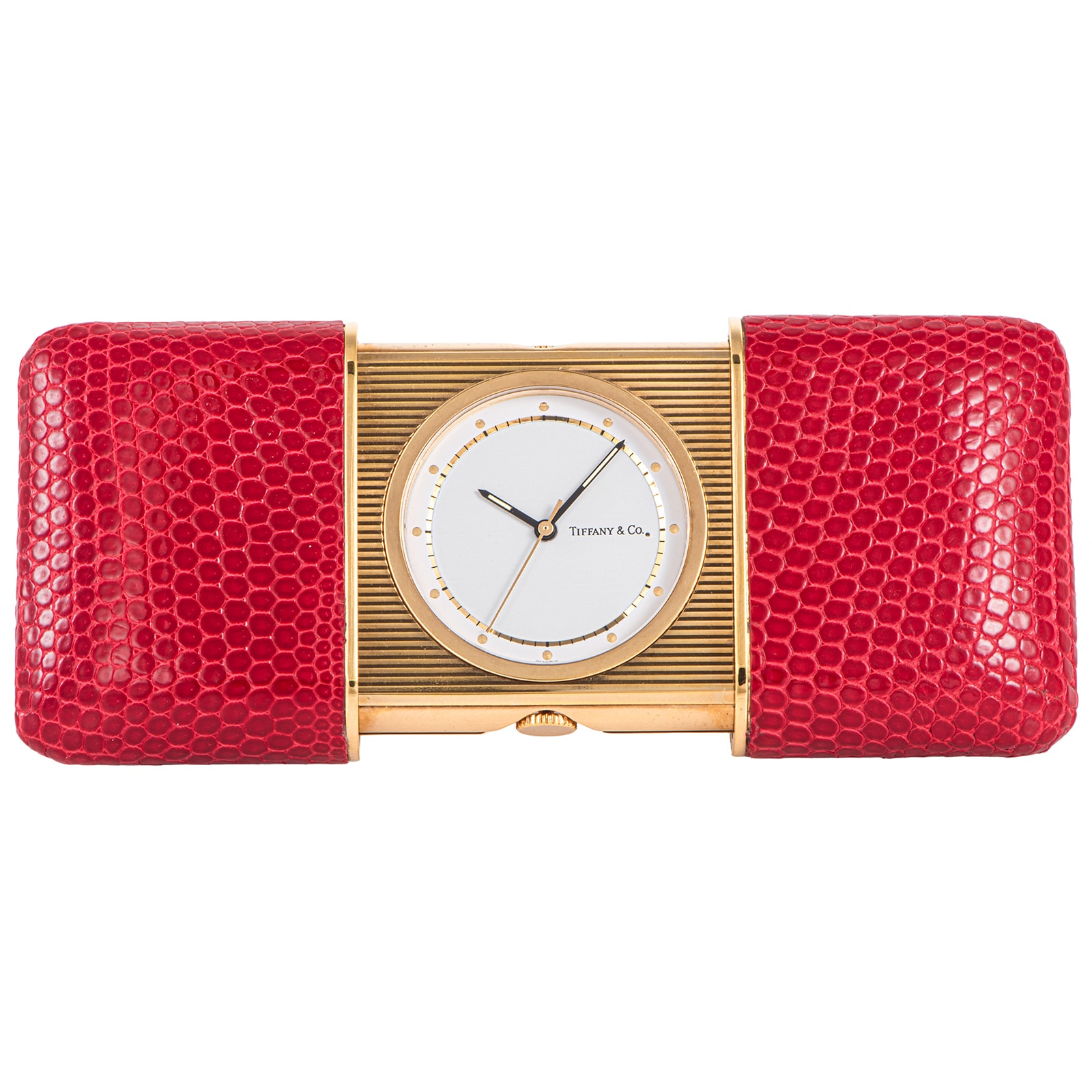 TIFFANY&Co. ティファニー アトラス トラベルクロック GP ラバー【中古】