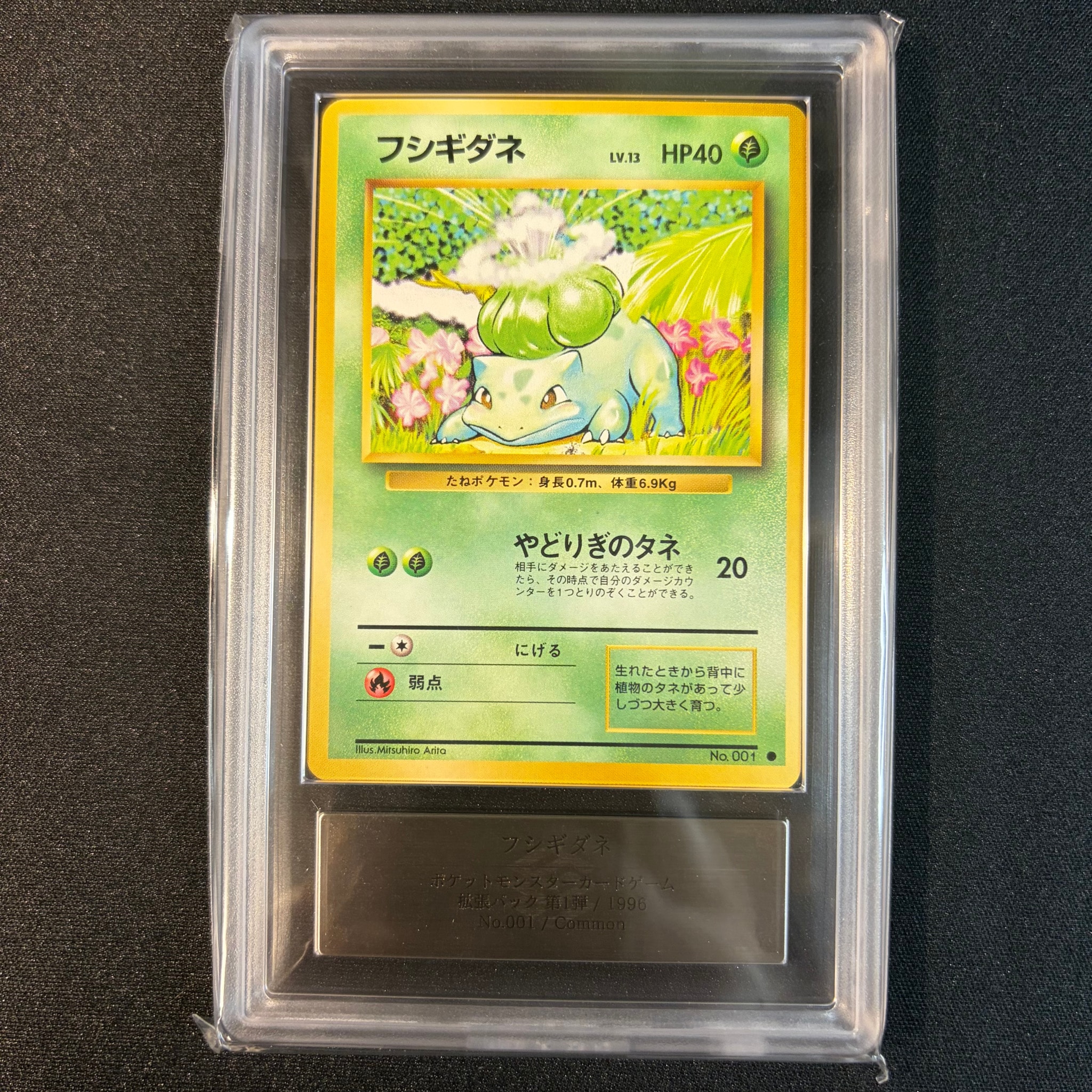 フシギダネ ● : 旧裏 [PMCG1-2](拡張パック「ポケットモンスター カードゲーム」再販)