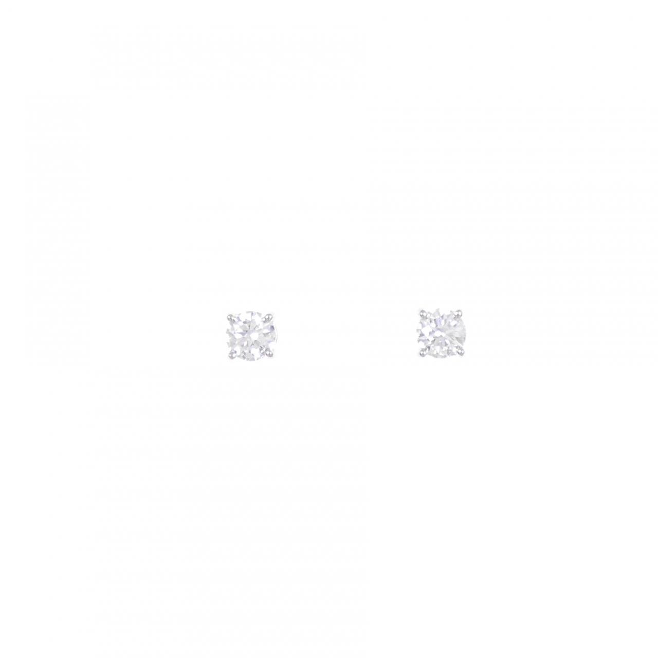 ティファニー ソリティア ピアス 0.23CT 0.23CT F VS1 3EXT-EXT