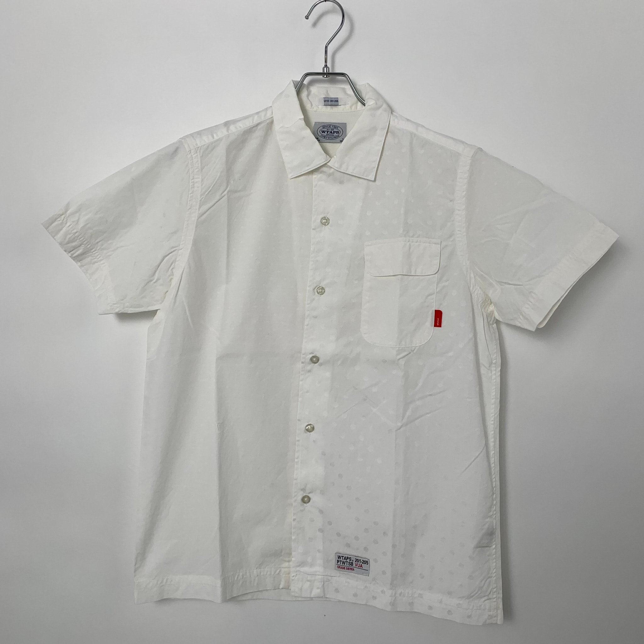 Wtaps RaindropS/S/short sleeve shirt white