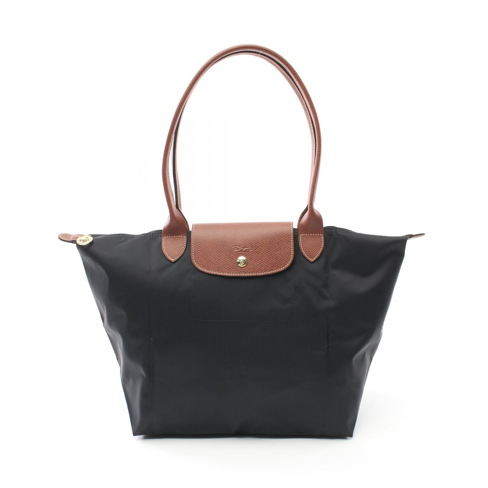 ロンシャン Longchamp ル プリアージュ オリジナル L トートバッグ バッグ キャンバス レザー レディース ブラック系 L1899089001 【新品】