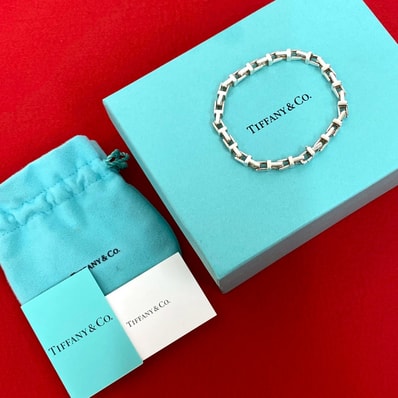 TIFFANY&Co. ティファニー Tナロー チェーンブレス シルバー925 ブレスレット シルバー
232-7