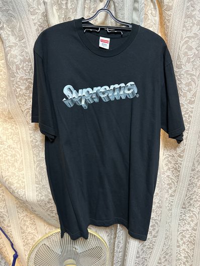 Supreme Chrome Logo Tee "Black"