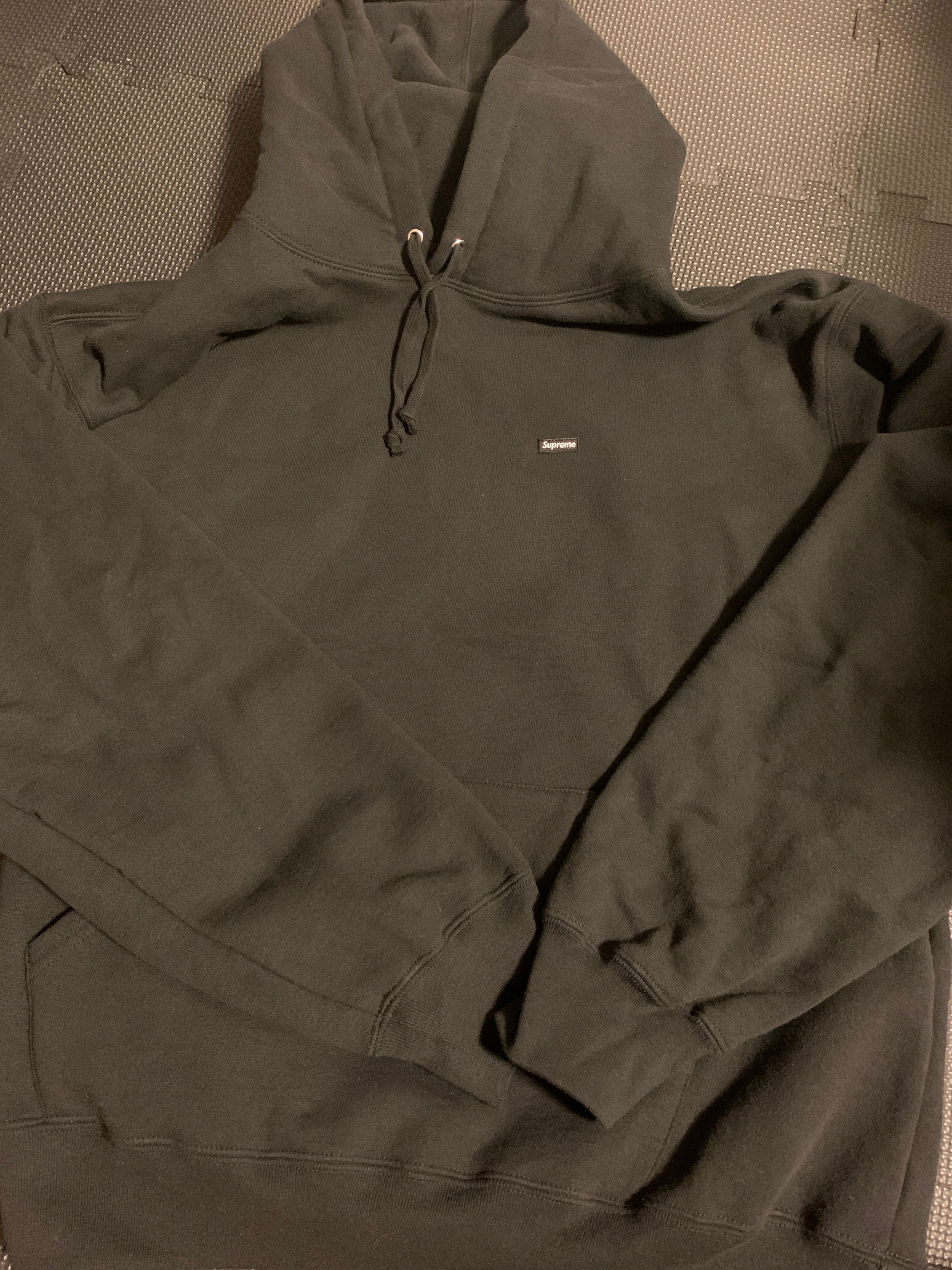 Supreme Small Box Hooded Sweatshirt "Black" (24SS)