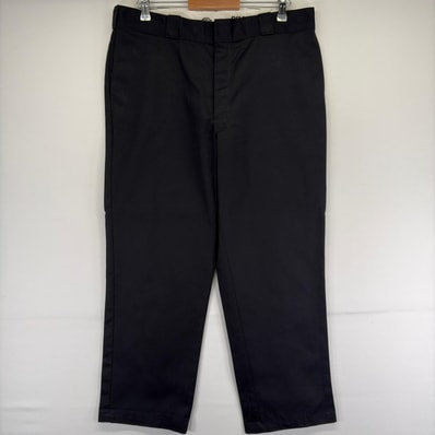 古着 ディッキーズ Dickies パンツ 874 オリジナルフィット ワンポイントロゴ ワーク 作業着 w38 L29 ブラック メンズ
