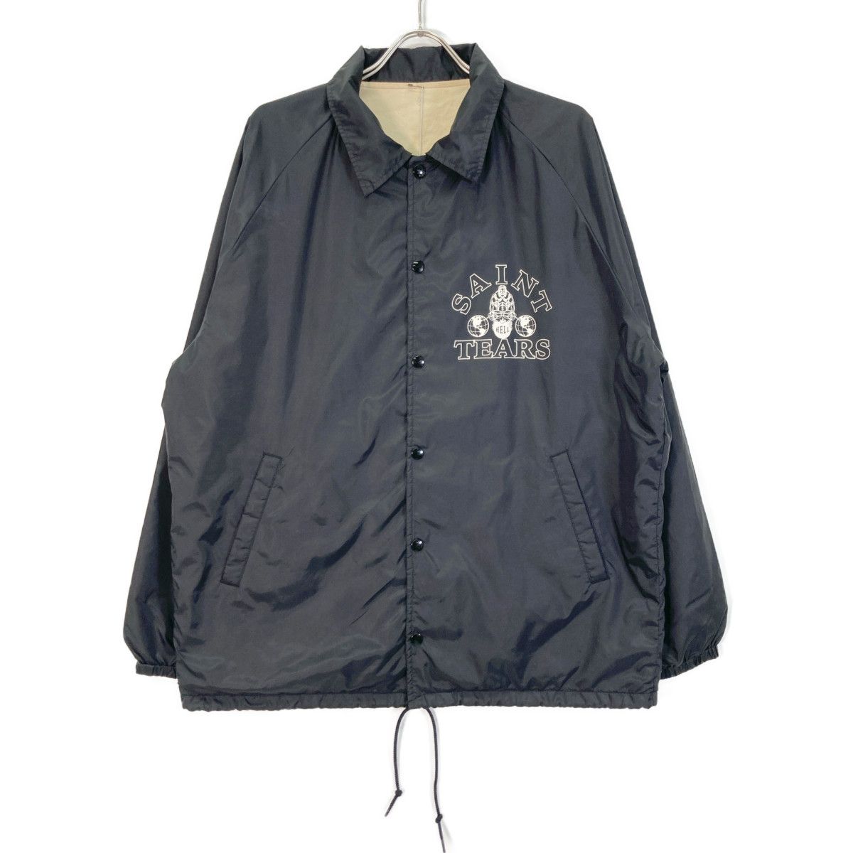 セントマイケル デニムティアーズ DENIM TEARS SM-A22-0000-091 ブラック コーチジャケット L