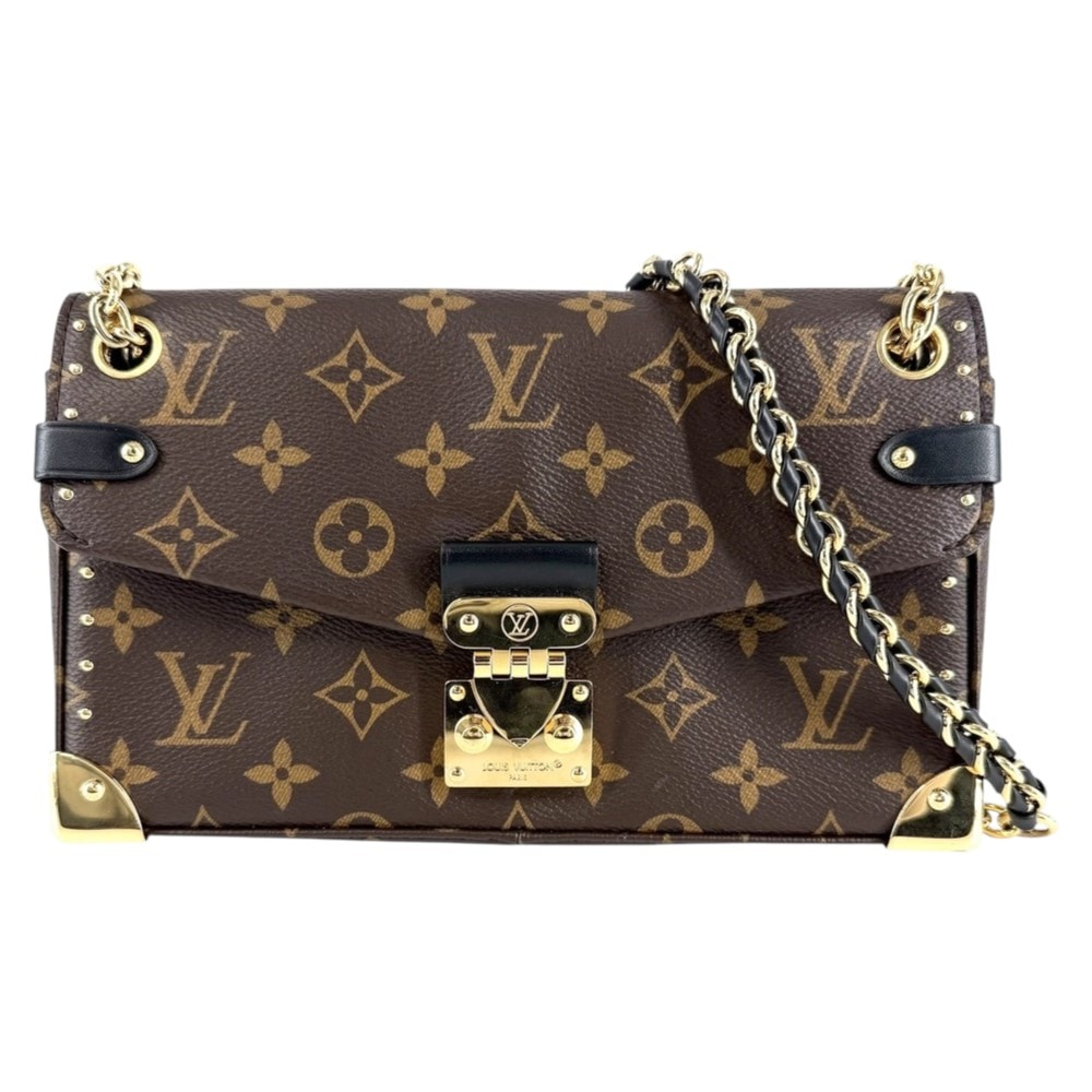 LOUIS VUITTON ルイヴィトン ショルダーバッグ トランキーEW スライドチェーン 肩掛け 斜め掛け M14526    ブラウン 茶 ゴールド金具 レディース【中古品】