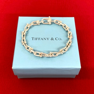 TIFFANY&Co. ティファニー ハードウェア スモールリンク ブレスレット シルバー925 ブレスレット シルバー
235-5